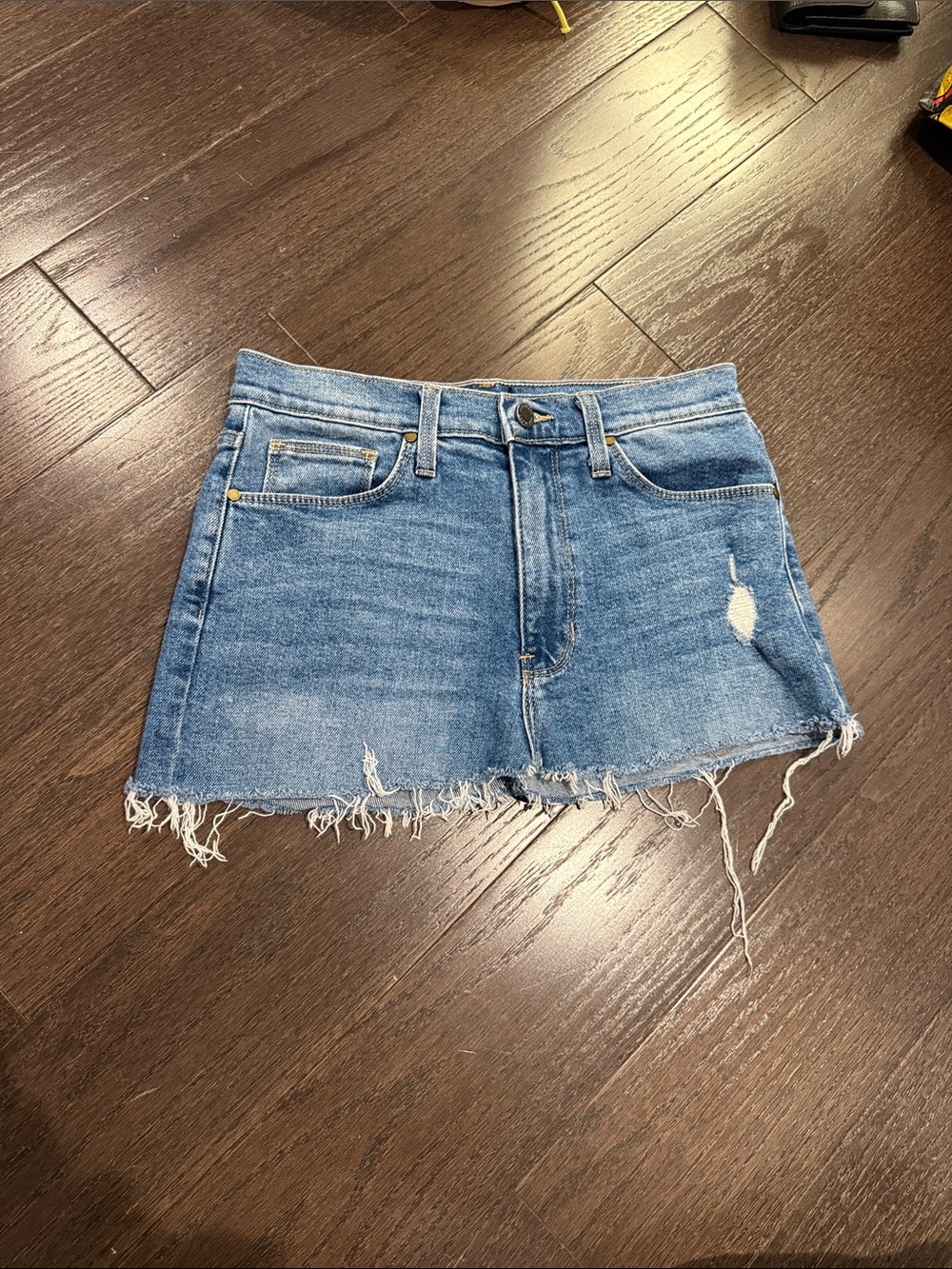 Denim Mini Skirt in Light Blue - Classic Jean Style